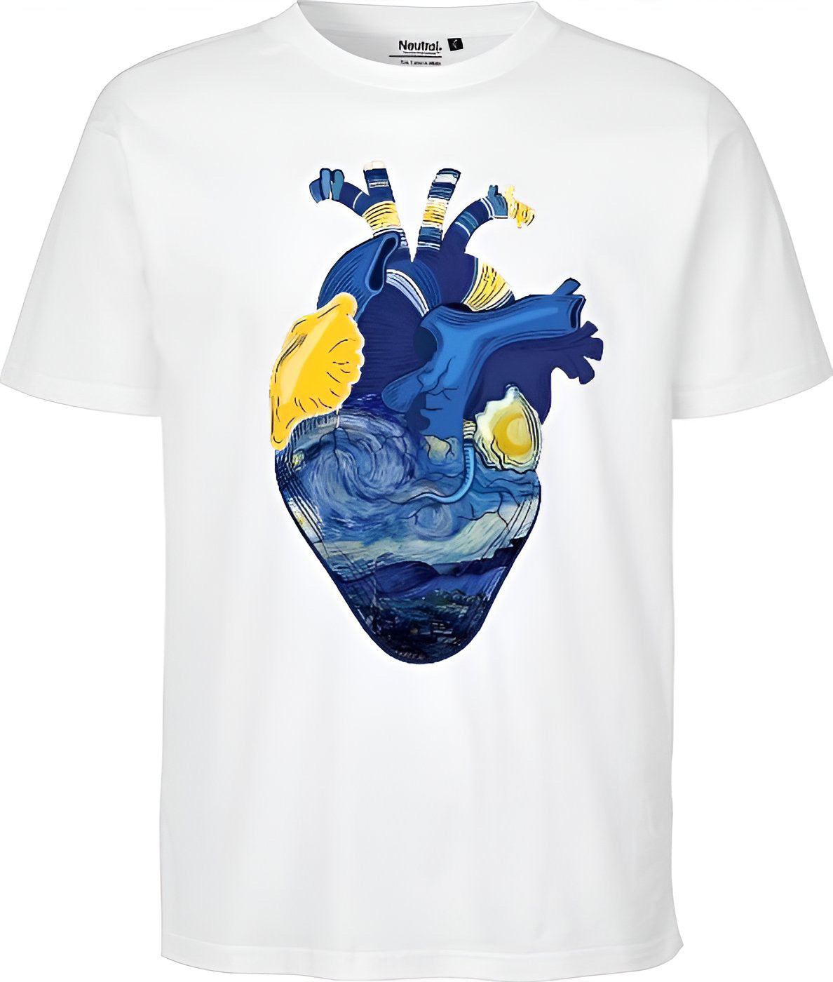 Trendy Graphic Tees | Van Gogh's Heartbeat Tee | Byou clothing nyc