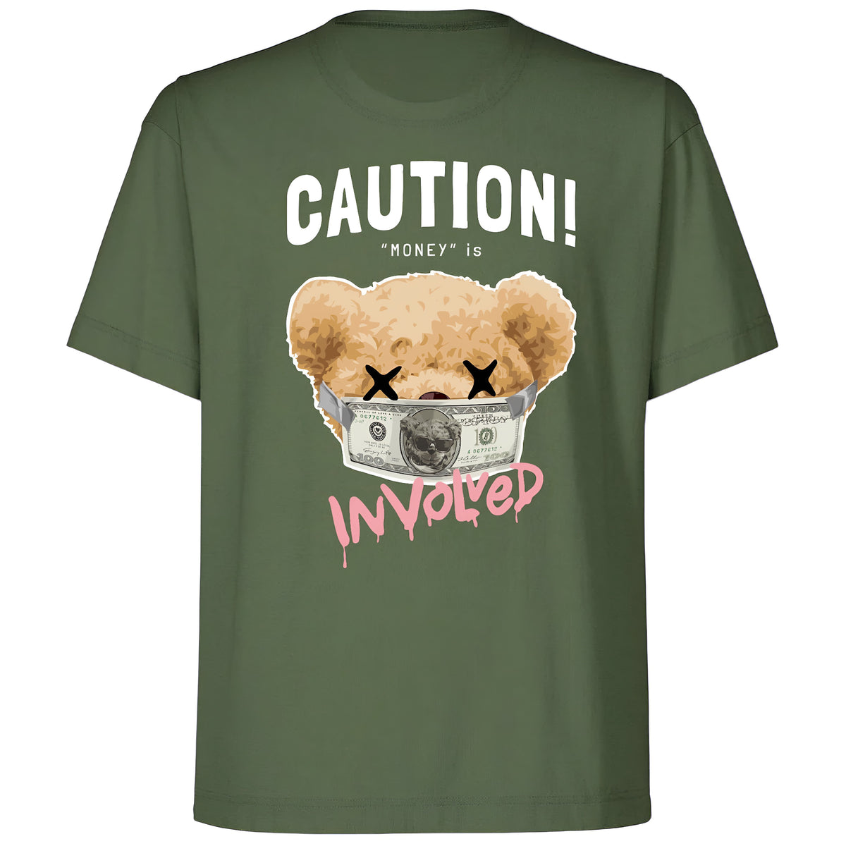 Teddy Bear T-Shirt | Money Bear T-Shirt | Byou clothing nyc