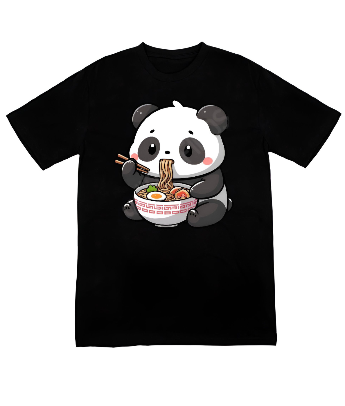 Panda Graphic Tee | Black Panda Tee | Byou clothing nyc